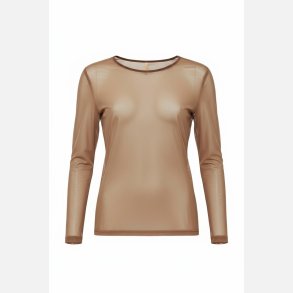 Gitti mesh top - latte