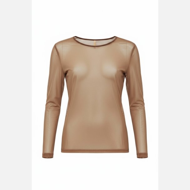 Gitti mesh top - latte