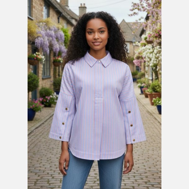 Mette bluse - lysbl�