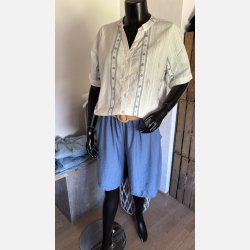  Saga shorts - jeans bl�