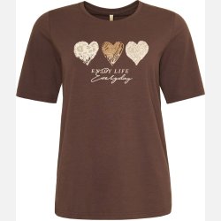 Krista t shirt  - brun