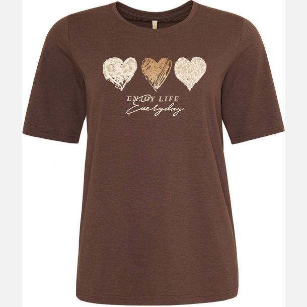 Krista t shirt  - brun