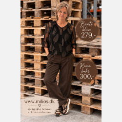 Beate bluse - sort
