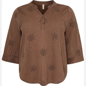 Ella bluse -brun
