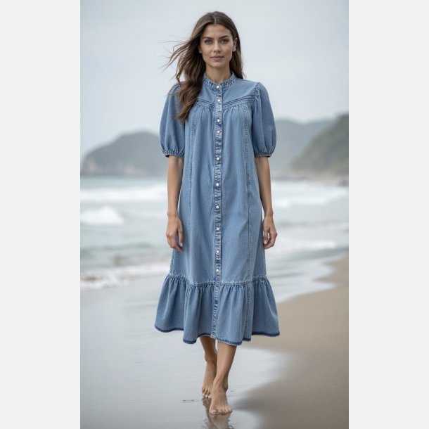 Jette denim kjole