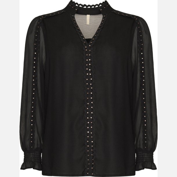 Lee bluse - sort