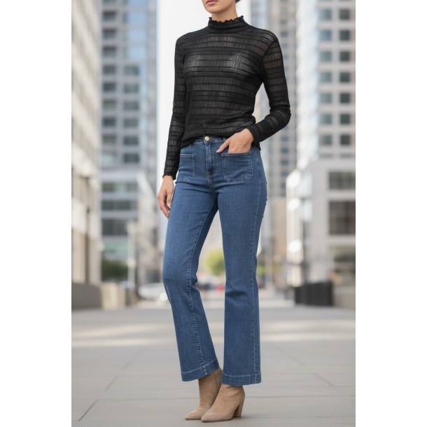 Foly Rose jeans - blue denim