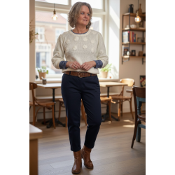 Nori strik - off white