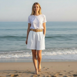 Saga shorts - hvid