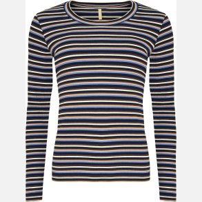 Sisa bluse - navy/off/brun/sort