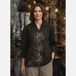Sol bluse - sort