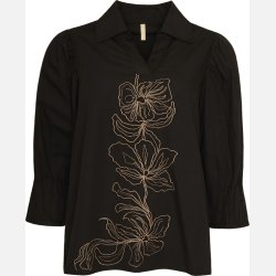 Sol bluse - sort
