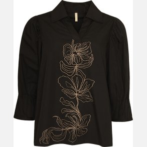Sol bluse - sort