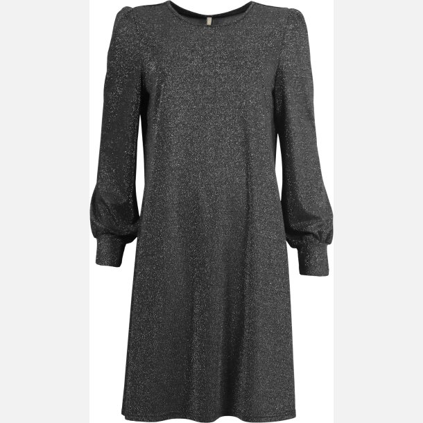 Kjole m/ s�lvglitter