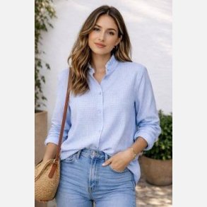 Cathy skjorte -lysbl�