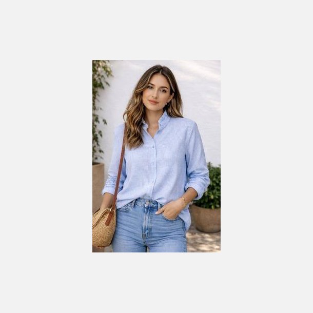 Cathy skjorte -lysbl�