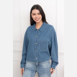 Denim skjortejakke