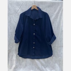 Fl�jls storskjorte - navy