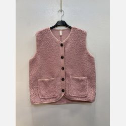 Teddy vest - rosa