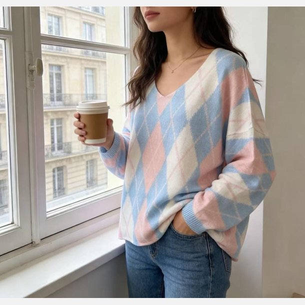 Harlekin strik - lysbl�