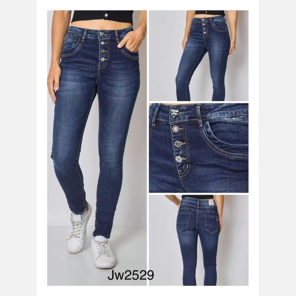 Jewelly jeans - mrk bl