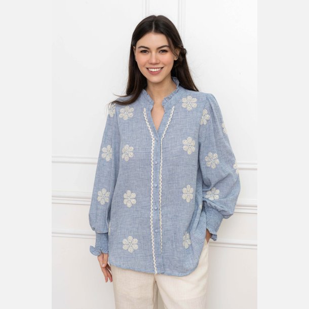 Sitta skjorte - lysbl�