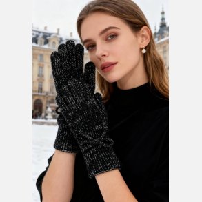 Finger vanter - sort