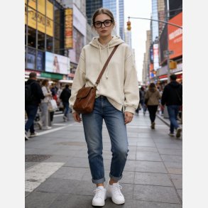  Sweat hoodie - beige