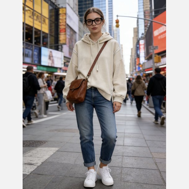  Sweat hoodie - beige